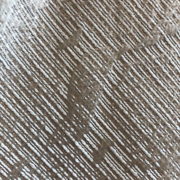 SAU Anthropology Ivory Champagne Spaghetti Strap Dress - Picture 12 of 12